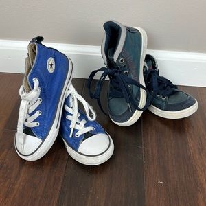 VGUC boys high top sneaker bundle size 10